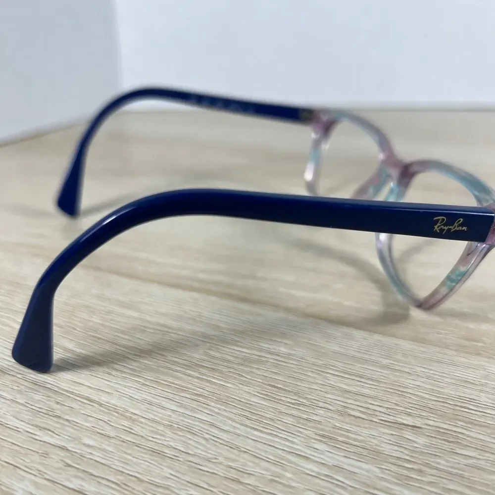 Ray-Ban RB1591 3807 Kids Eyeglasses Blue Clear Frames Only 48-16-130